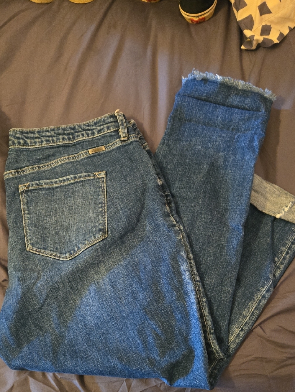 Blue Women's Denim Jeans - Classic Straight Leg